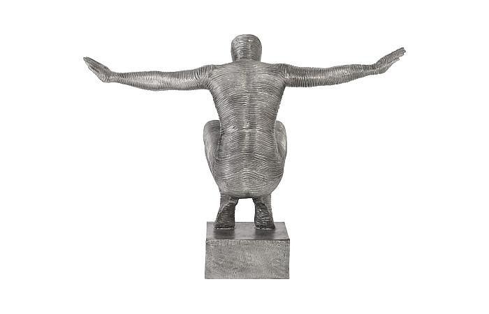 Phillips Collection ID96056 Outstretched Arms Sculpture, Aluminum, Large