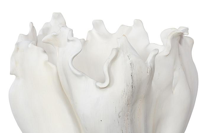 Phillips Collection PH117412 Cast Root Bowl, Closed, Faux Bleached