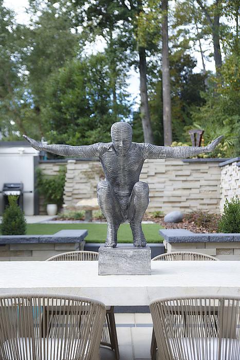 Phillips Collection ID103555 Outstretched Arms Sculpture, Aluminum, Small