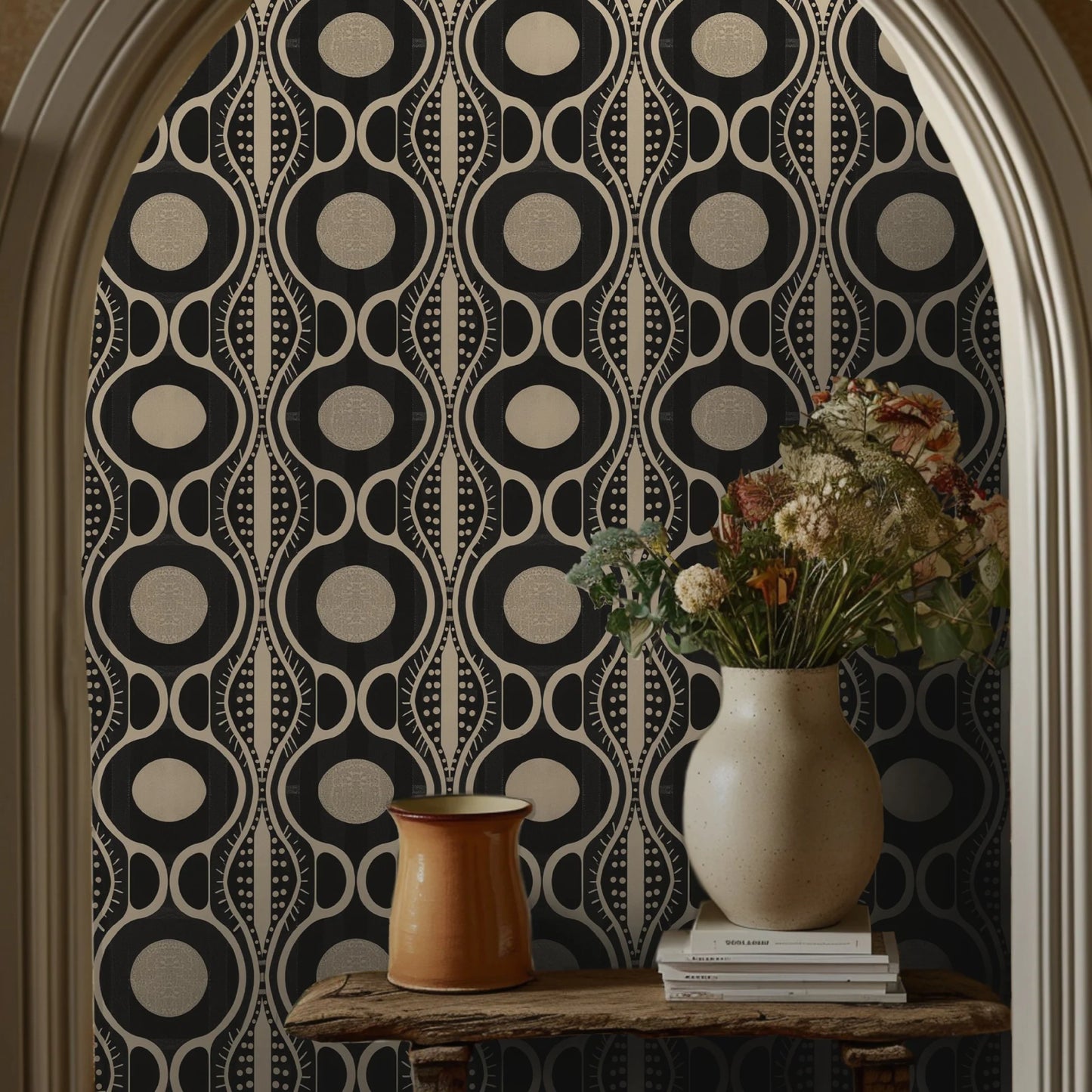 Painted Paper Grady Wallpaper peel and stick