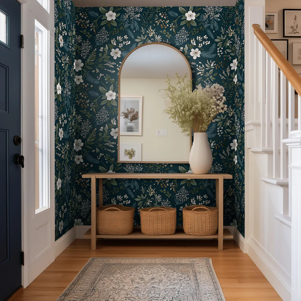 Painted Paper June Blossom Wallpaper Peel and Stick