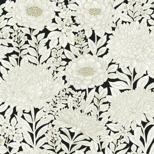 York WOOD BLOCK BLOOMS Wallpaper BW3922 - Day Dreamer Decor