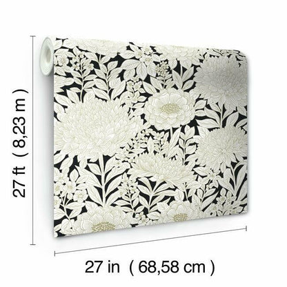 York WOOD BLOCK BLOOMS Wallpaper BW3922 - Day Dreamer Decor