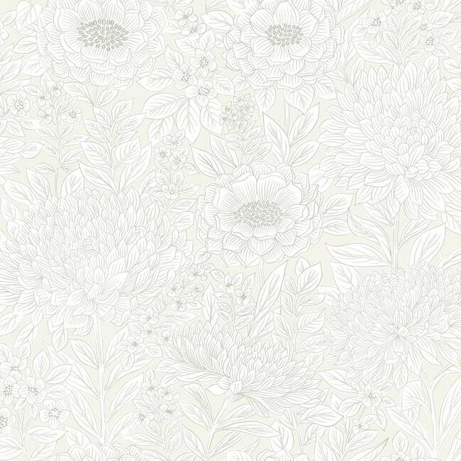 York WOOD BLOCK BLOOMS Wallpaper BW3922 - Day Dreamer Decor