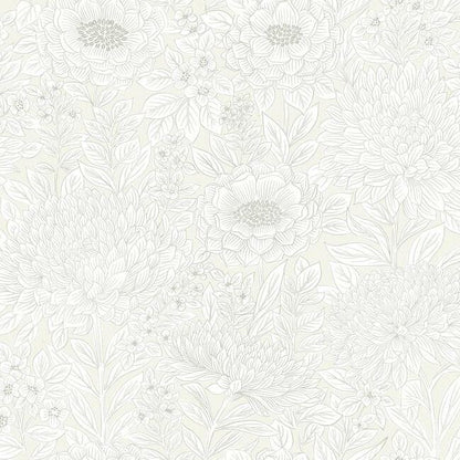 York WOOD BLOCK BLOOMS Wallpaper BW3922 - Day Dreamer Decor