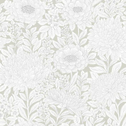York WOOD BLOCK BLOOMS Wallpaper BW3922 - Day Dreamer Decor