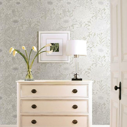 York WOOD BLOCK BLOOMS Wallpaper BW3922 - Day Dreamer Decor