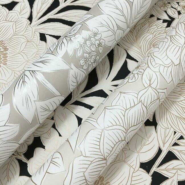 York WOOD BLOCK BLOOMS Wallpaper BW3922 - Day Dreamer Decor
