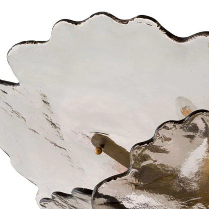 Eichholtz Florina Chandelier, Smoke Glass, Antique Brass - Day Dreamer Decor