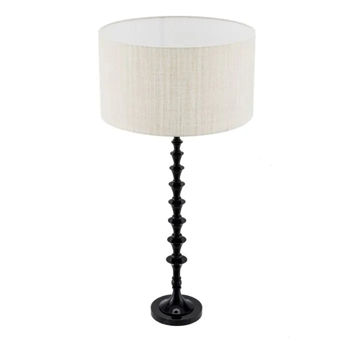 Eichholtz Arabella Table Lamp, Bordeaux Red Finish, Black Granite Base - Day Dreamer Decor