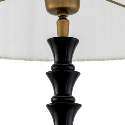 Eichholtz Arabella Table Lamp, Bordeaux Red Finish, Black Granite Base - Day Dreamer Decor