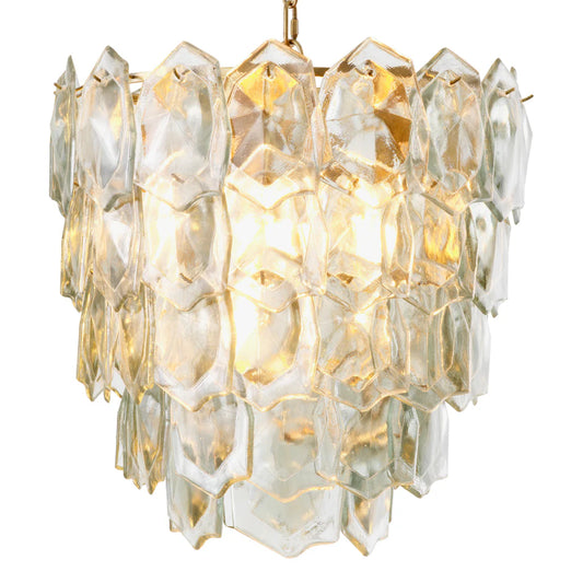 Eichholtz Elias Chandelier, Ceiling Pendant, Handmade Glass - Day Dreamer Decor