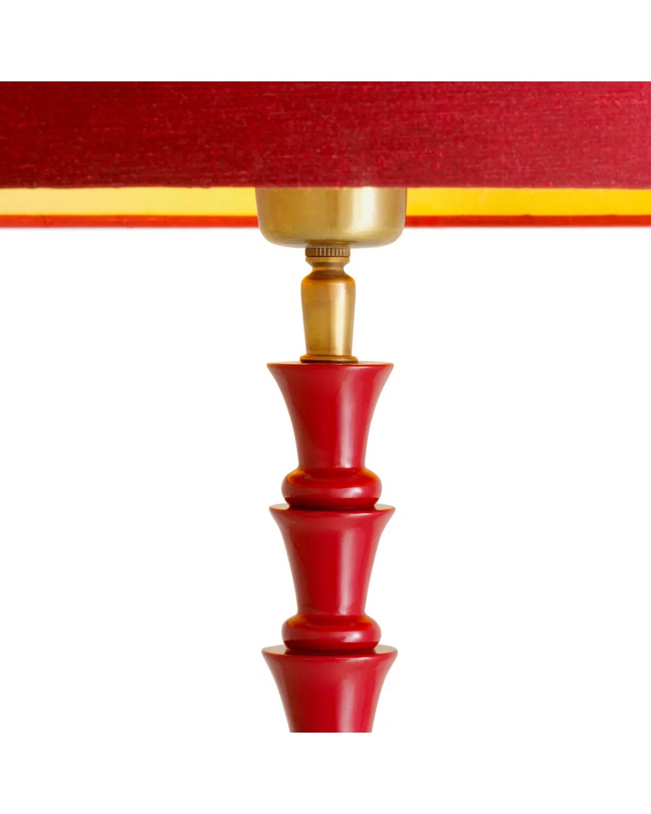 Eichholtz Arabella Table Lamp, Bordeaux Red Finish, Black Granite Base - Day Dreamer Decor