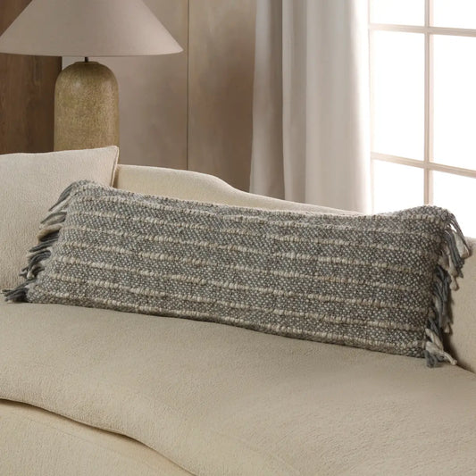Decor Jaipur Living ANGORA AGO24 13X40 INCH LUMBAR PILLOW