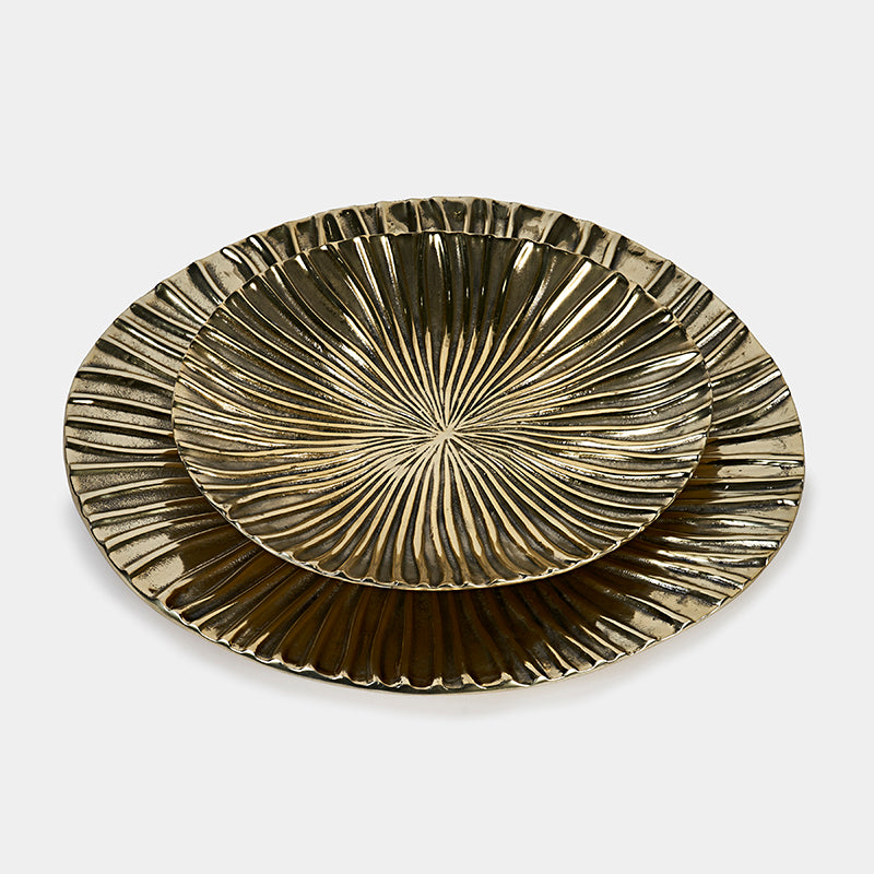Luho Design house Pleats Platters - Day Dreamer Decor