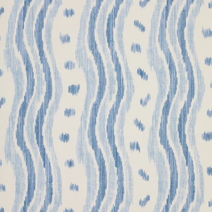 Kravet Ikat Stripe - Azure (11 yard rolls) - Day Dreamer Decor