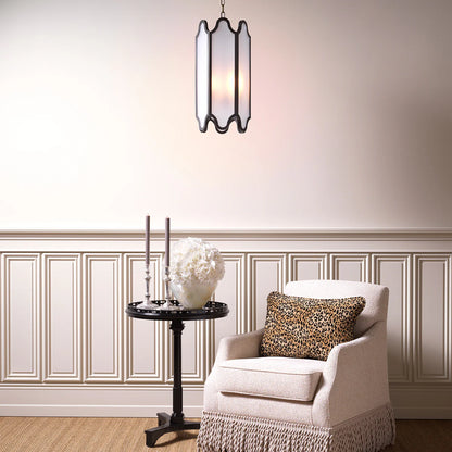 Eichholtz Rockefeller Pendant, The Met, Timeless Elegance, Bronze Highlight Finish, White Glass - Day Dreamer Decor