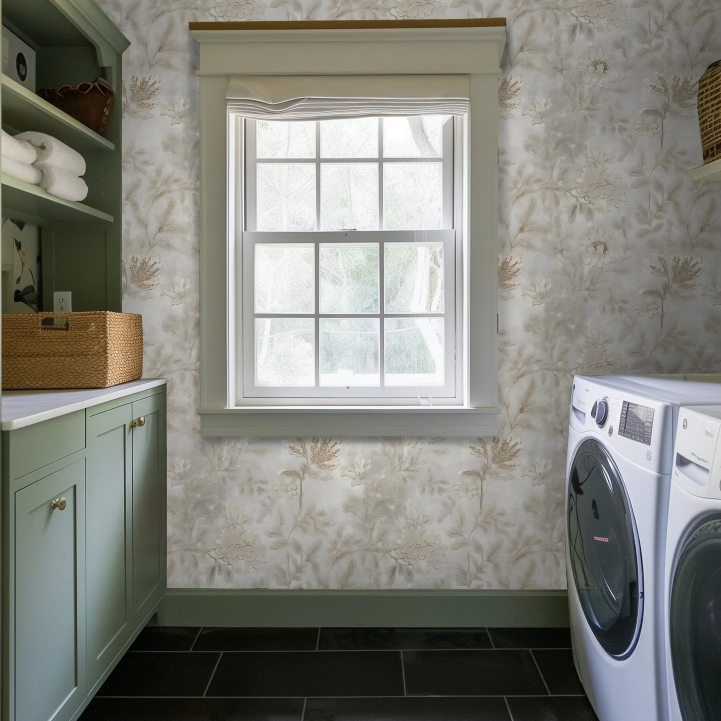 Painted Paper Charla Wallpaper Peel and Stick - Day Dreamer Decor