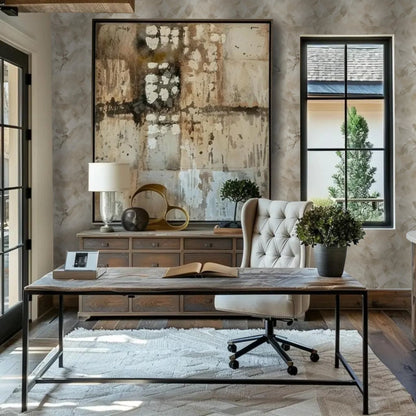 Painted Paper Cru Wallpaper Peel and Stick - Day Dreamer Decor