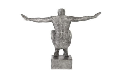 Phillips Collection ID96056 Outstretched Arms Sculpture, Aluminum, Large