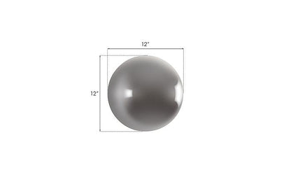 Phillips Collection Small Whimsical Ball on the Wall, Polished Aluminum Finish-Day Dreamer Decor