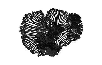 Jaipur Living Small Fanciful Flower Wall Art,Black, Metal-Day Dreamer Decor