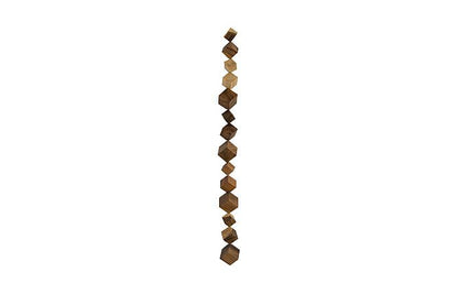 Phillips Collection Unique Dice Wall Art, Chamcha Wood-Day Dreamer Decor