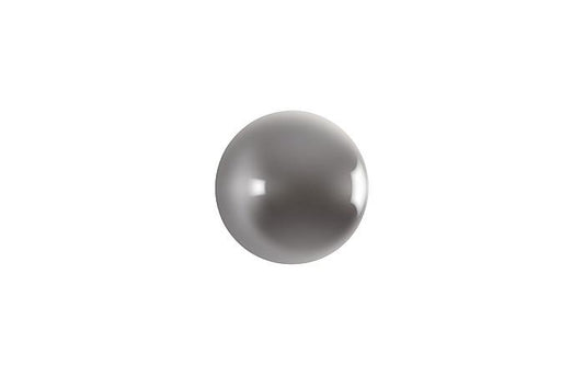 Phillips Collection Small Whimsical Ball on the Wall, Polished Aluminum Finish-Day Dreamer Decor