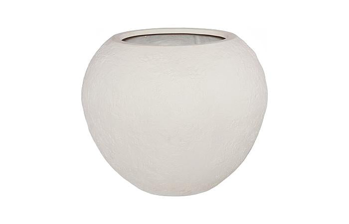 Phillips Collection Aera Planter, Wide, Off White, Large - Day Dreamer Decor