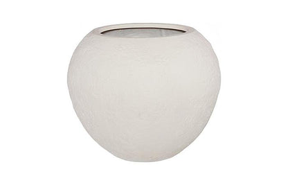 Phillips Collection Aera Planter, Wide, Off White, Large - Day Dreamer Decor