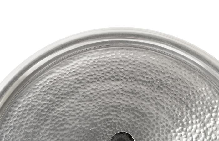 Phillips Collection Whimsical Button Wall Tile, Hammered Aluminum Finish-Day Dreamer Decor