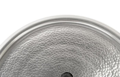 Phillips Collection Whimsical Button Wall Tile, Hammered Aluminum Finish-Day Dreamer Decor