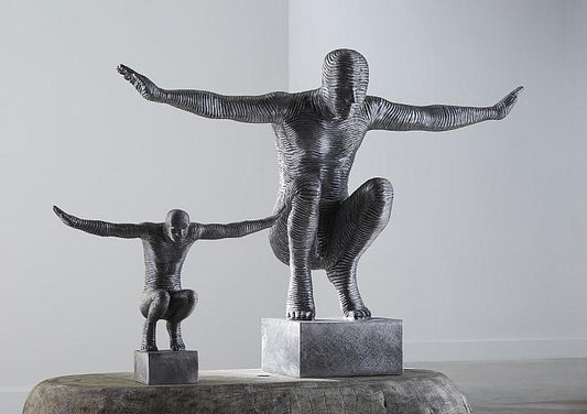 Phillips Collection ID103555 Outstretched Arms Sculpture, Aluminum, Small