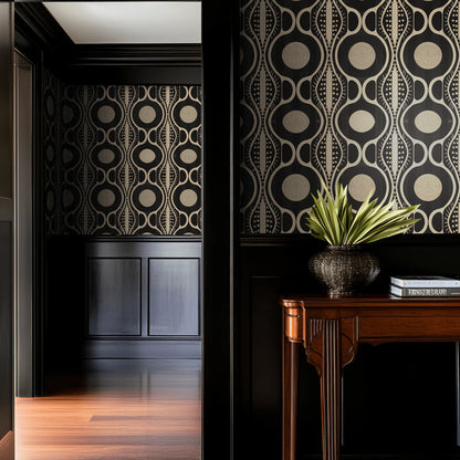 Painted Paper Grady Wallpaper peel and stick