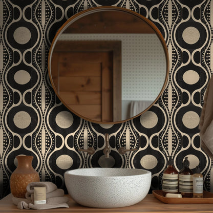 Painted Paper Grady Wallpaper peel and stick