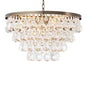 Eichholtz Bolzano Chandelier, Clear Glass, Light Brushed Brass Finish - Day Dreamer Decor