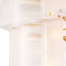 Eichholtz Giardano Chandelier, Clear Glass, Frosted Glass, Antique Brass Finish - Day Dreamer Decor