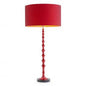 Eichholtz Arabella Table Lamp, Bordeaux Red Finish, Black Granite Base - Day Dreamer Decor