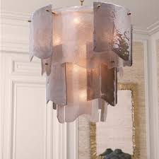 Eichholtz Asinara S Chandelier, Smoke Glass, Antique Brass - Day Dreamer Decor