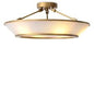 Eichholtz Ferette Ceiling Lamp, White Glass, Antique Brass - Day Dreamer Decor