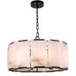 Eichholtz Ortiz Chandelier, Alabaster, Bronze Highlight Finish - Day Dreamer Decor