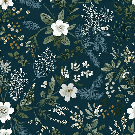 Painted Paper June Blossom Wallpaper Peel and Stick