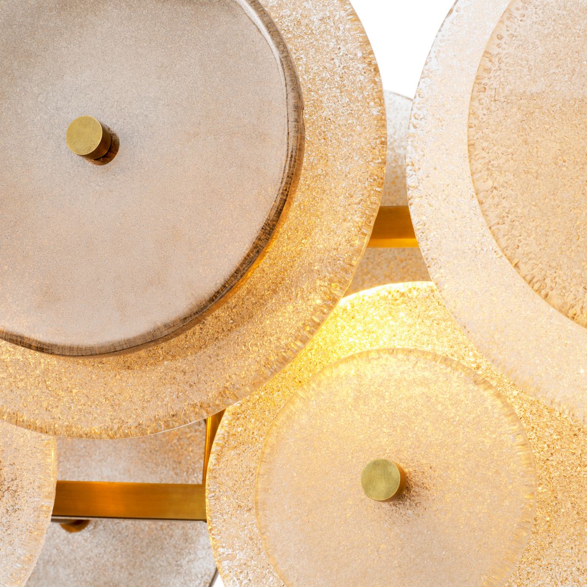 Eichholtz Hyde Chandelier, sugared handmade, vintage brass finish - Day Dreamer Decor