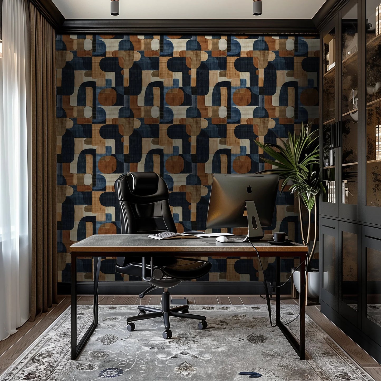 Painted Paper NAthan Alan Wallpaper Peel and Stick