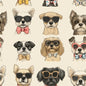 Painted Paper Pup-arazzi Wallpaper Peel and Stick
